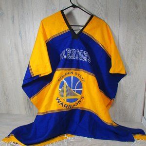 Golden State Warriors Poncho -Basketball Apparel-Customizable One Size Fits Most